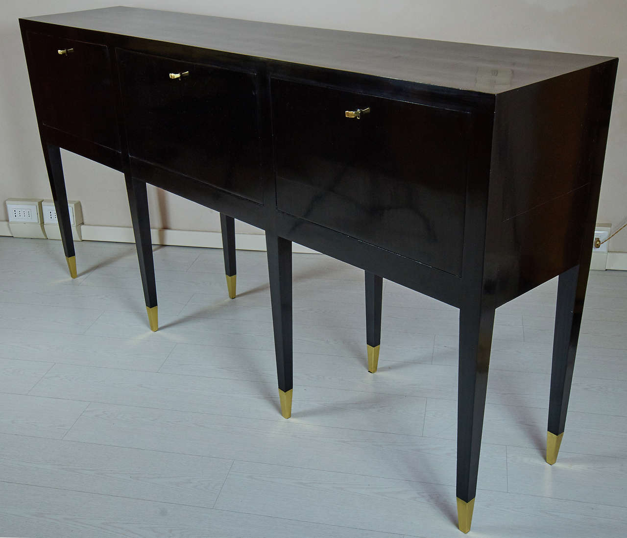 Elegant, Exceptional, Slender Italian Sideboard or Console, 1940s by Quarti 3