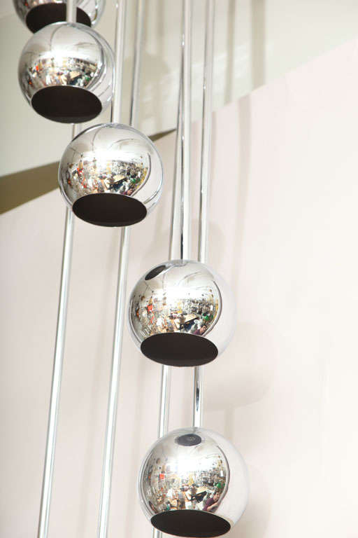 An 8 Light American Ceiling Fixture 1