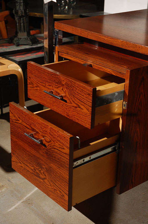 Mid-20th Century Brazilian Rosewood Desk