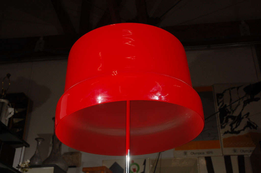 Chrome Italian Floor Lamp For Sale