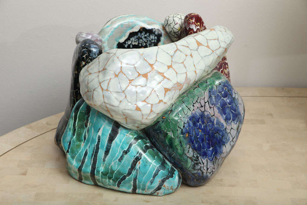 1950's San Polo Glazed Ceramic Vessel