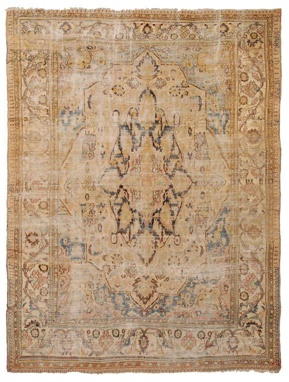 Antique Persian Dorokhsh Rug
