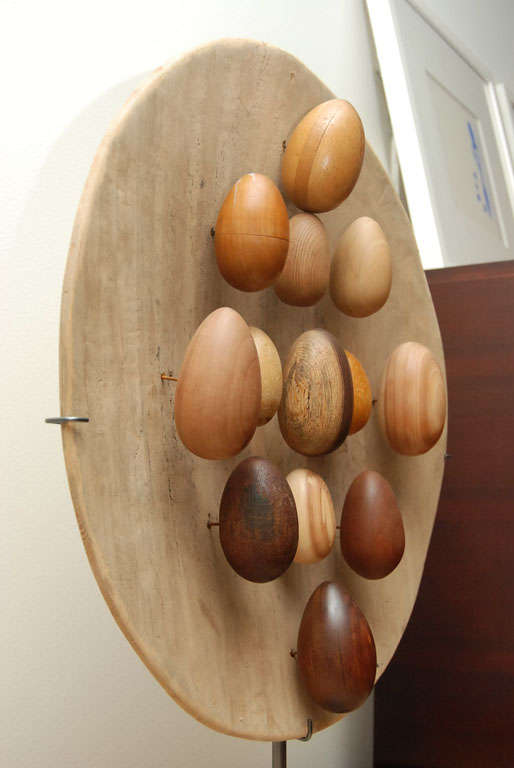 Mid-20th Century Belguim Egg Sculpture