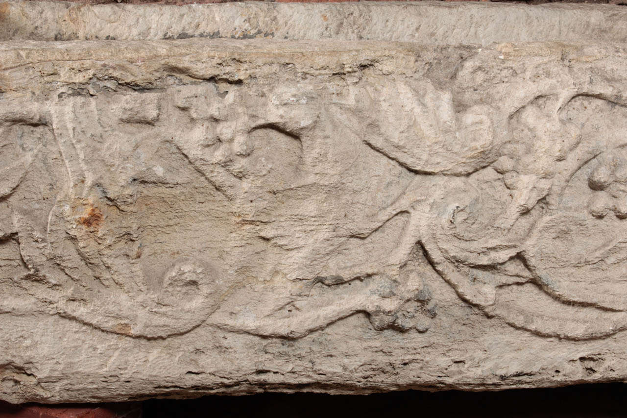 Limestone Istrian Stone Vessel For Sale