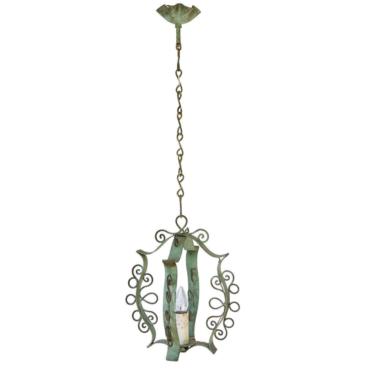 French Hanging Light For Sale
