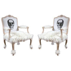 Zombie Poodle Louis XV Chairs