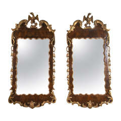 Pair of Early George III Mirrors