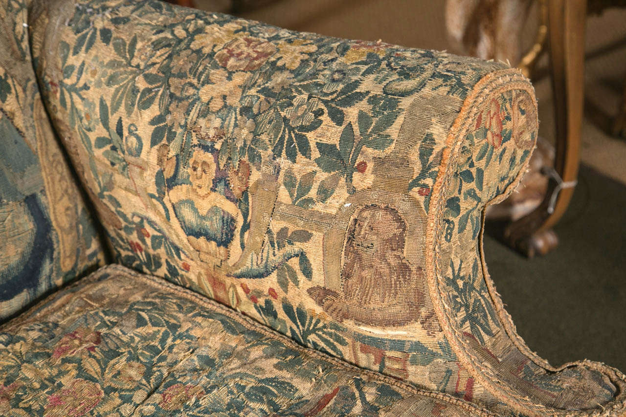 William & Mary Style Settee 1