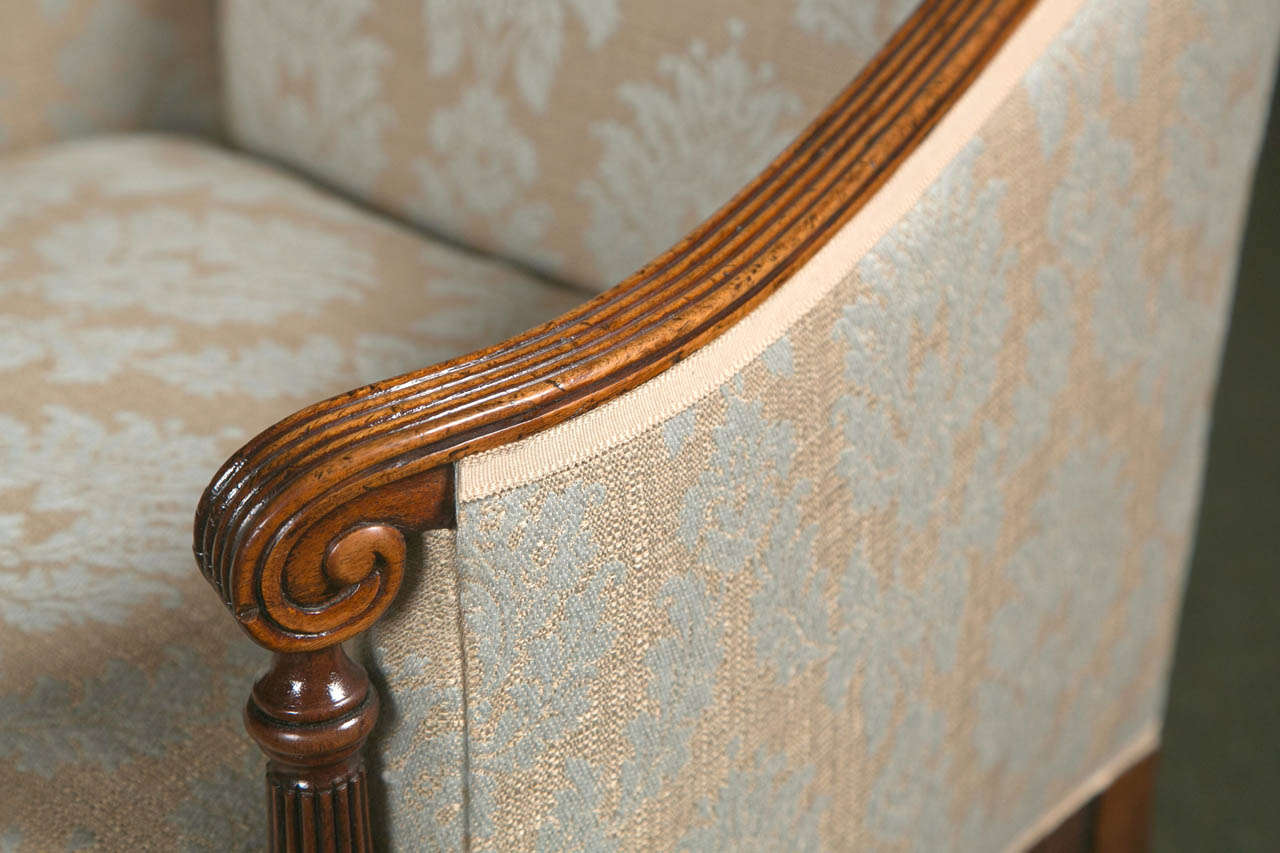 Anglais Chaise de baignoire en acajou anglais