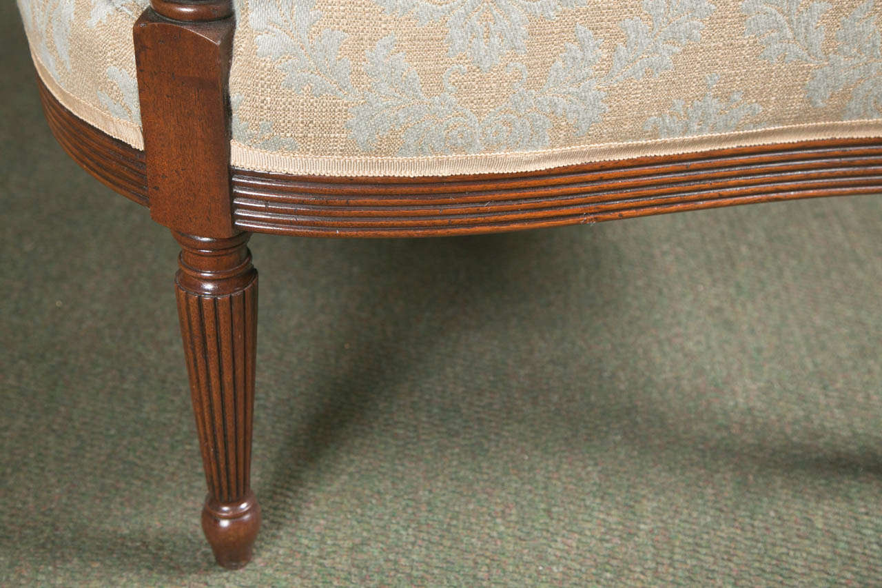 Chaise de baignoire en acajou anglais 1