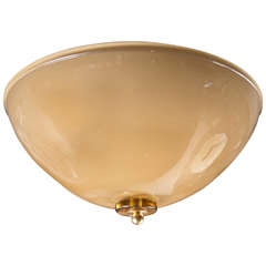 Pair Of Murano Ceiling Fixtures Pair Of Murano Ceiling Fixtures