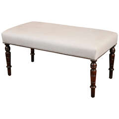 An Upholstered Bench