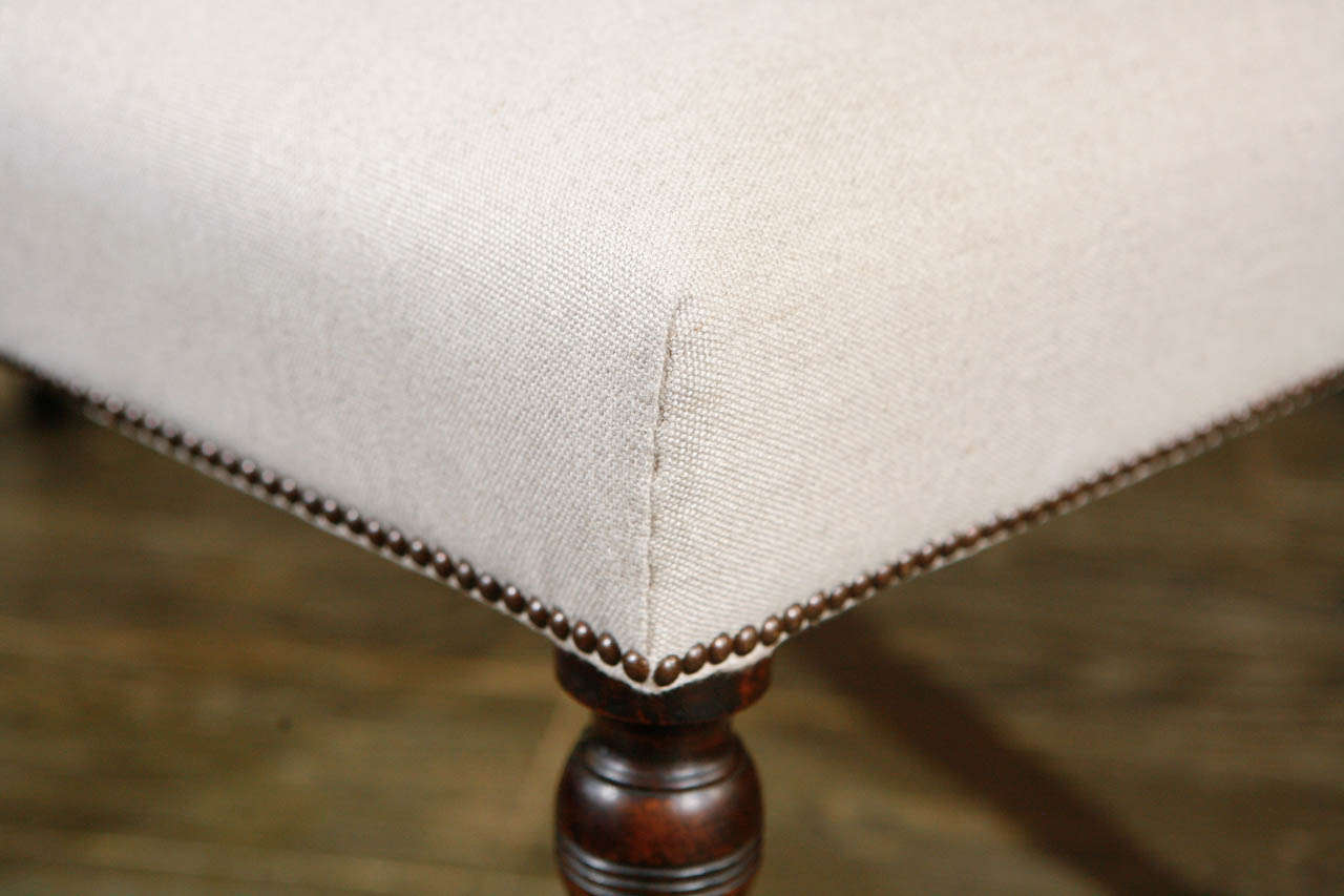 19th Century An Upholstered Bench