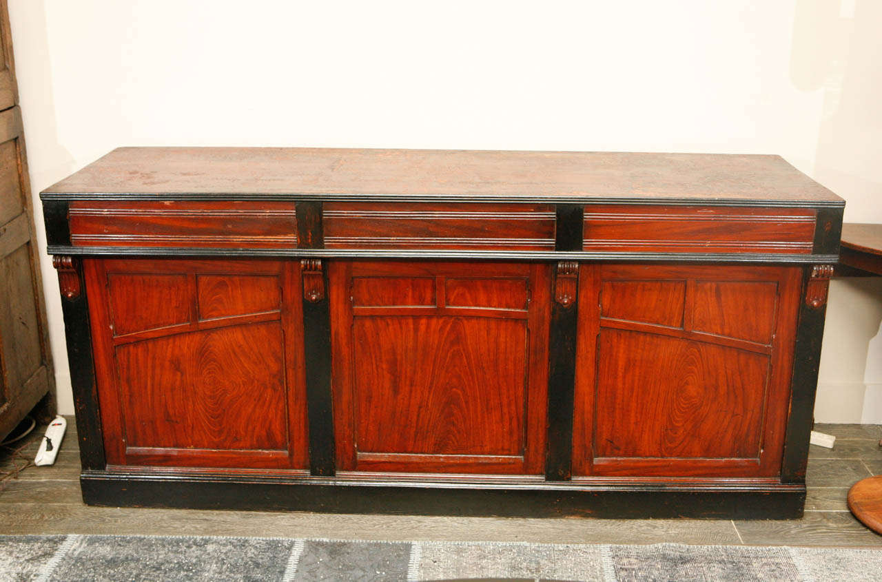 Wood shop counter, circa 1860.