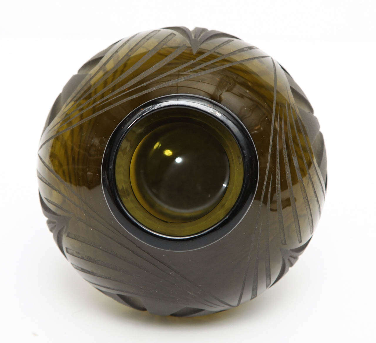 Legras:: Vase en verre gravé à l'acide:: France:: c. 1920 Bon état à New York, NY