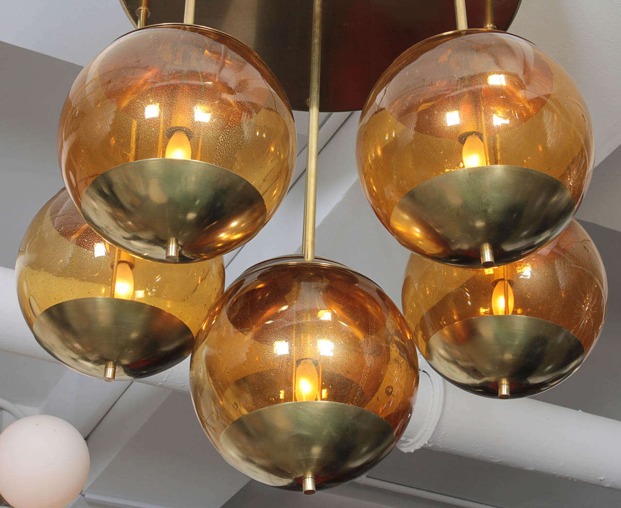 Mid-20th Century Exceptional Pair of Mid Century Chandeliers