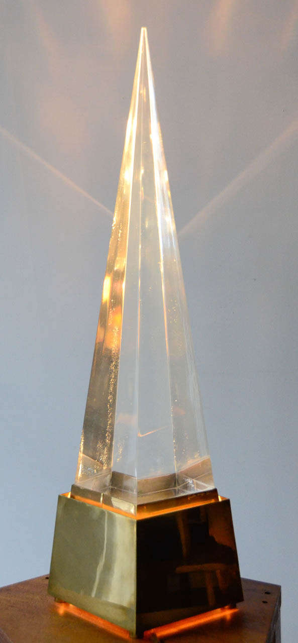Pyramid Lamp By Gabriella Crespi 2