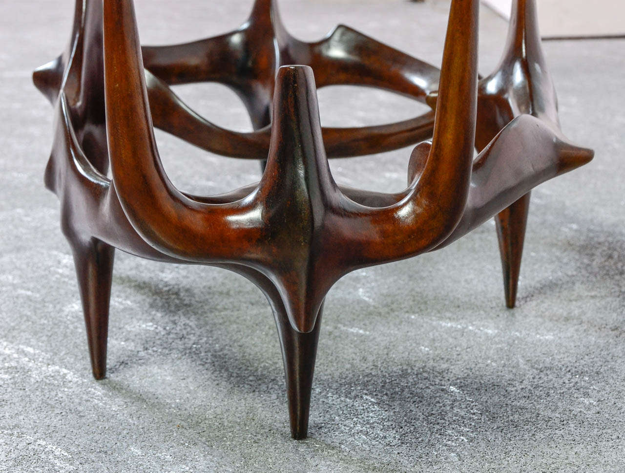 Bronze Low Table by Victor Roman For Sale 3