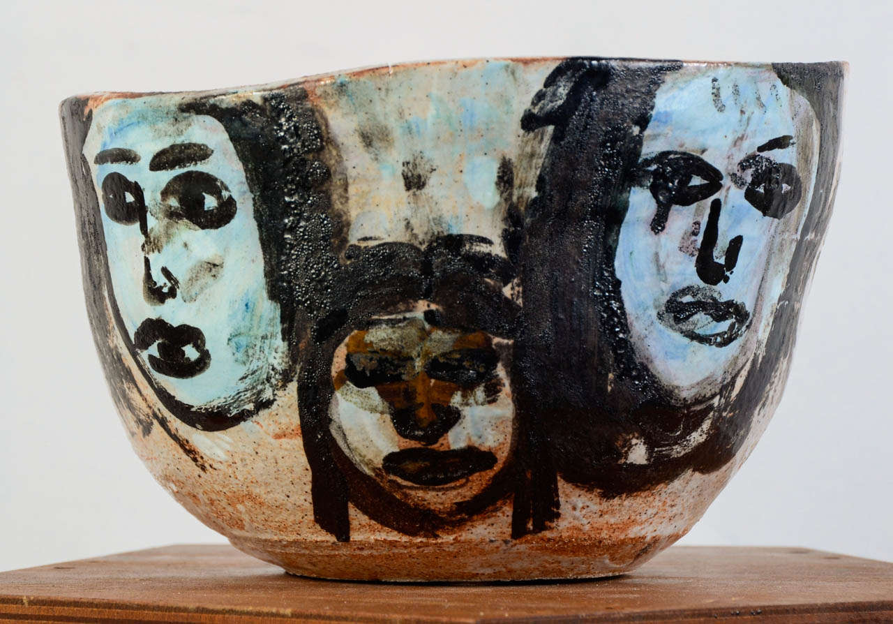 Expressionist Sexy Ceramic by Roger Herman, 1997