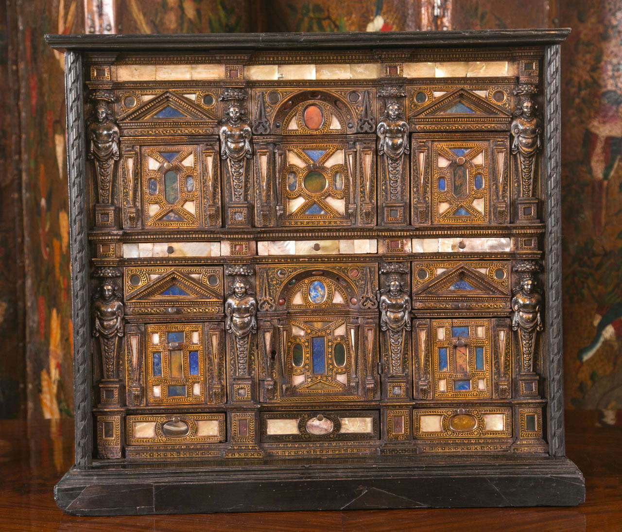 Islamic A Fine and rare Venetian table cabinet