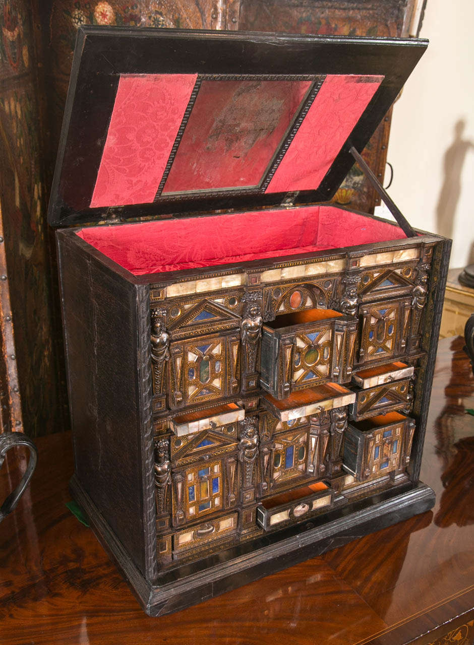 Precious Stone A Fine and rare Venetian table cabinet