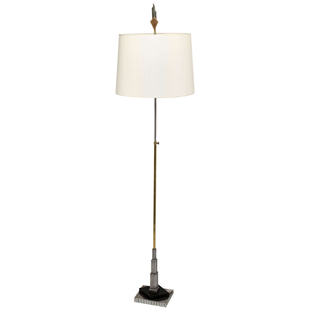 1920s Art Deco Skyscraper Floor Lamp