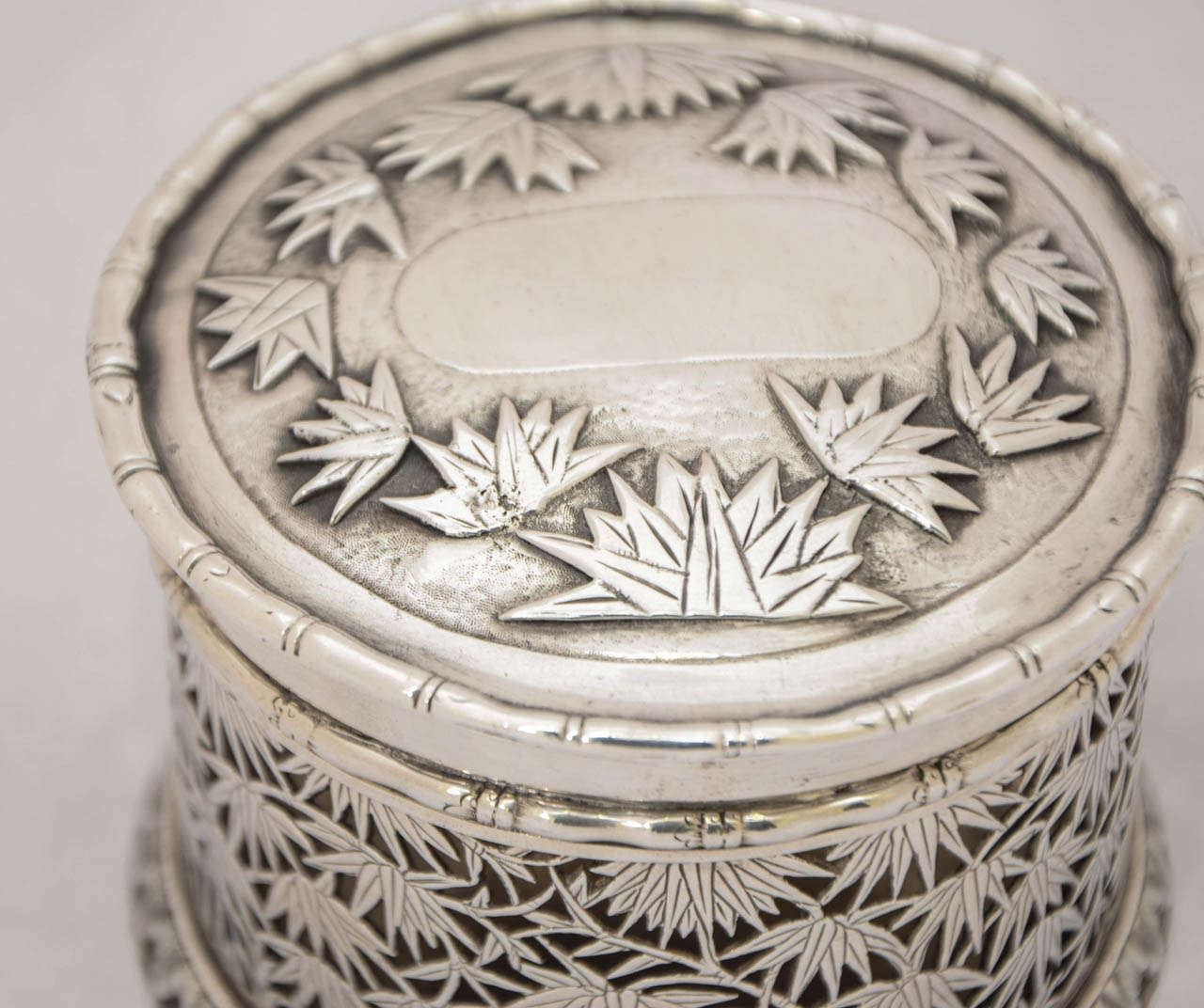 19th Century Chinese Export Silver Box