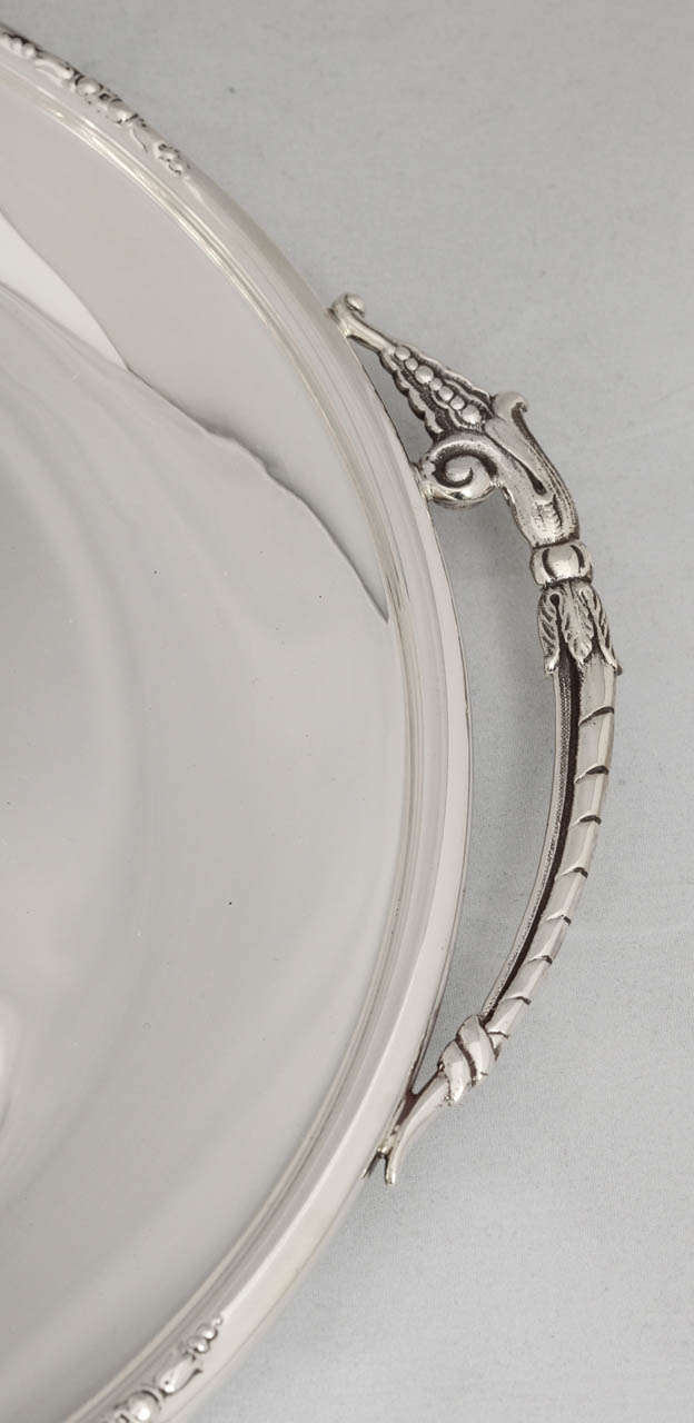 American Art Deco Sterling Silver Serving Platter/Tray