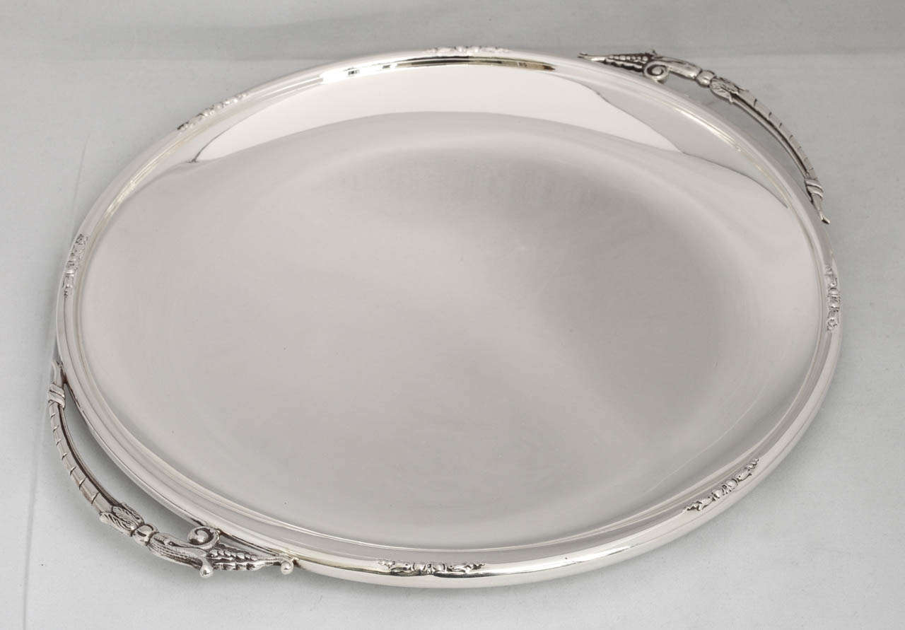 Art Deco Sterling Silver Serving Platter/Tray 4