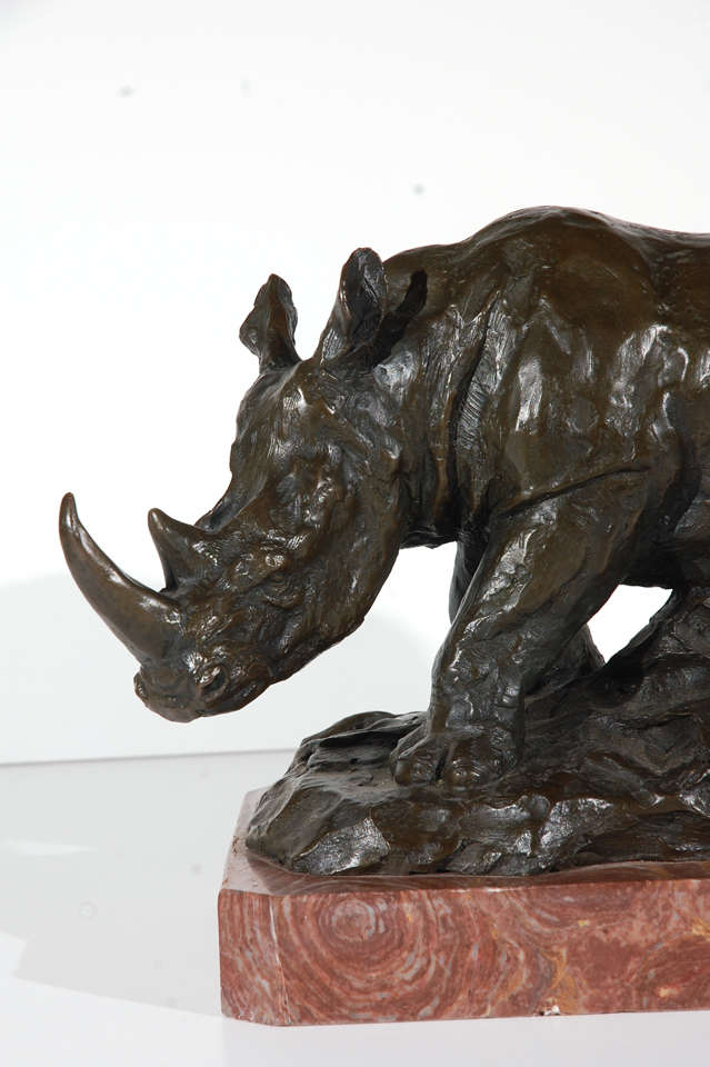 rhino sculptures