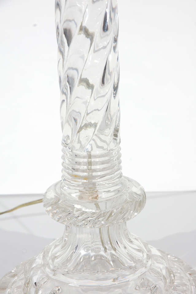 Bacarrat Style, Crystal Lamp 1