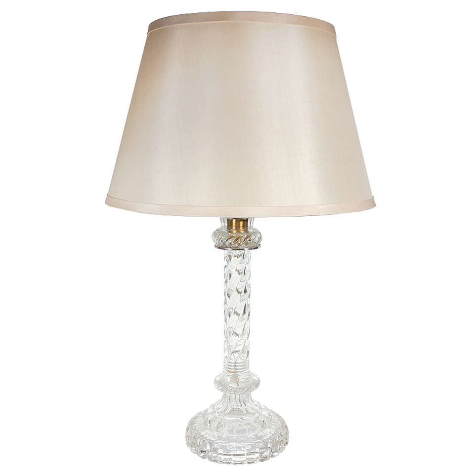 Bacarrat Style, Crystal Lamp