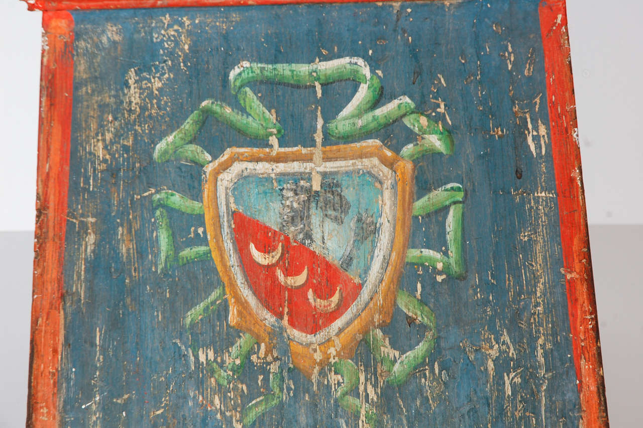 Pair of Tuscan, Painted Stools 2