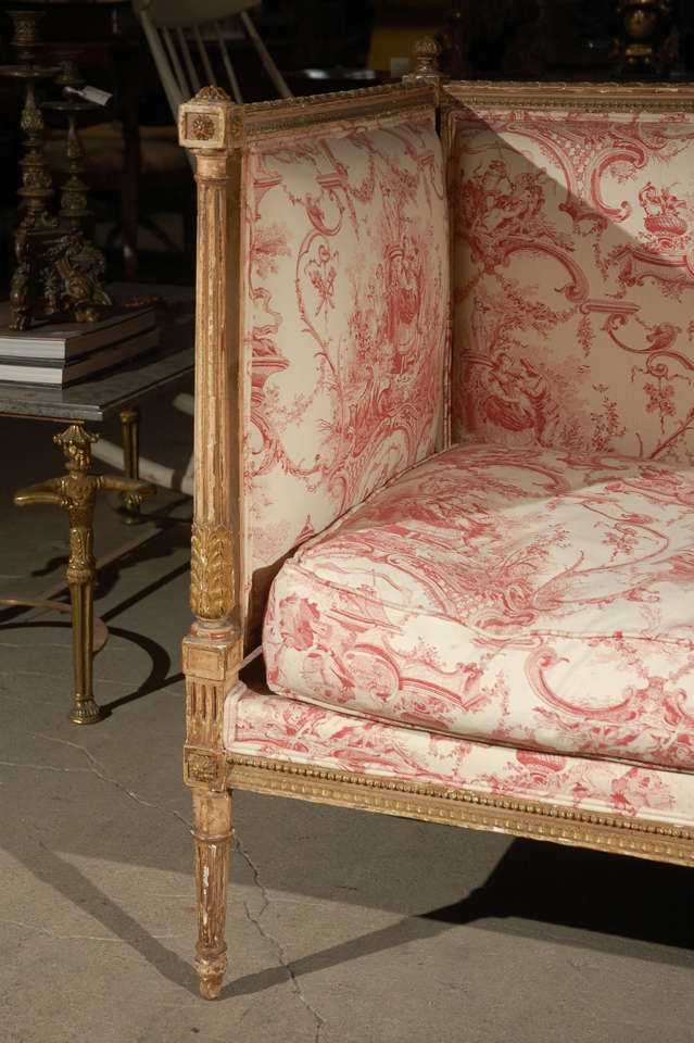 Painted French LXVI Settee
