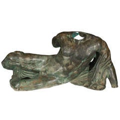 Bronze Reclining Male 9
