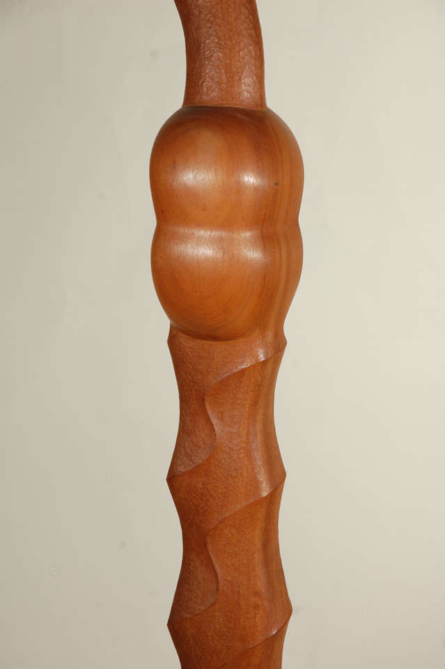 Unknown Tall Wood Sculpture