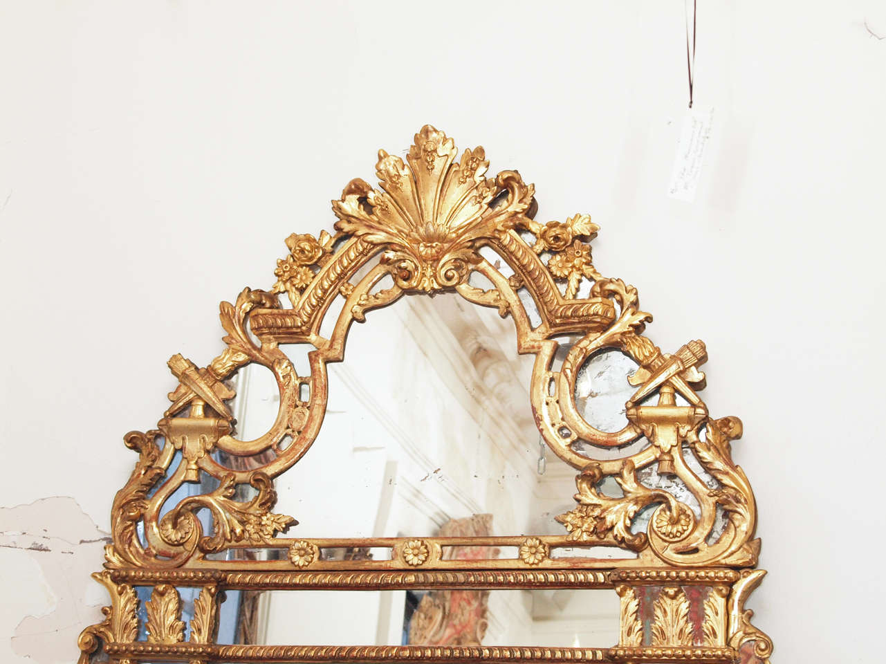 Régence French Regence Giltwood Mirror For Sale