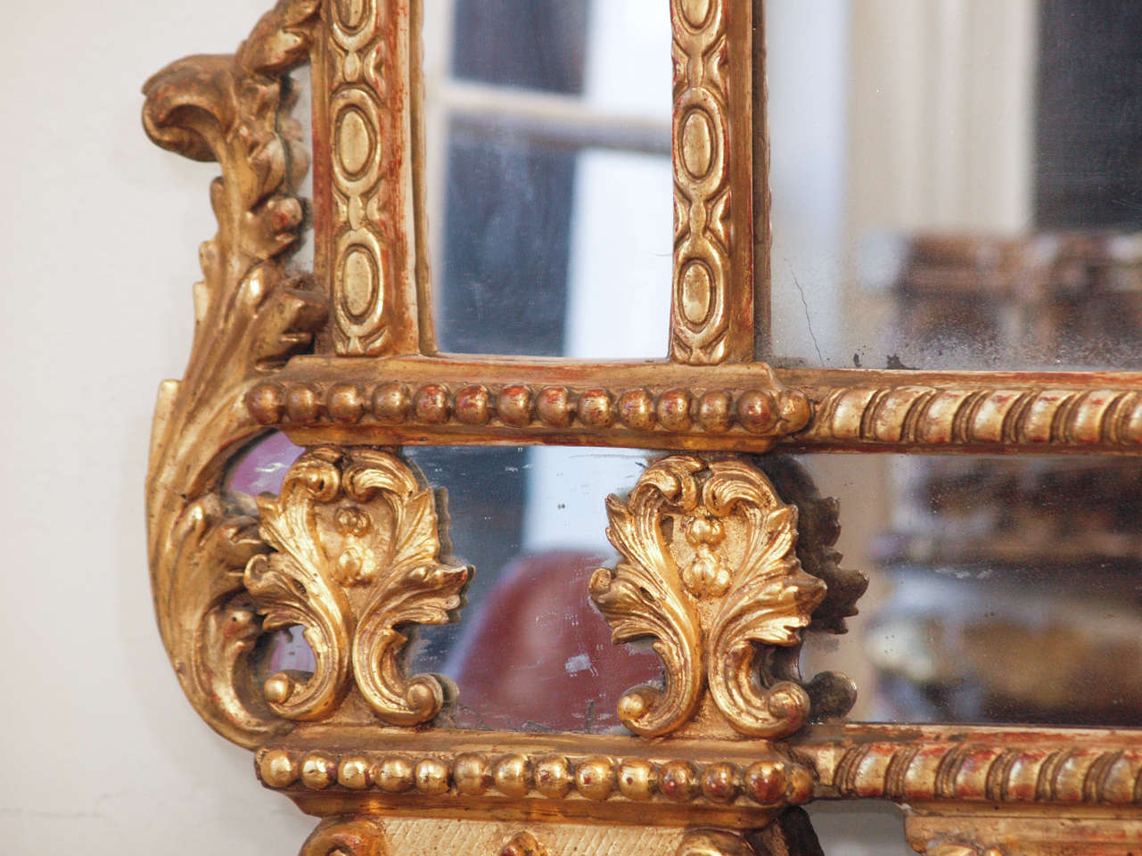 French Regence Giltwood Mirror For Sale 4