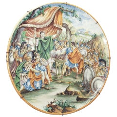 Large Italian Faience Charger 18th c.