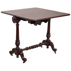 Antique Victorian Flame Mahogany Leaf Lap Table - STORE CLOSING MAY 31ST