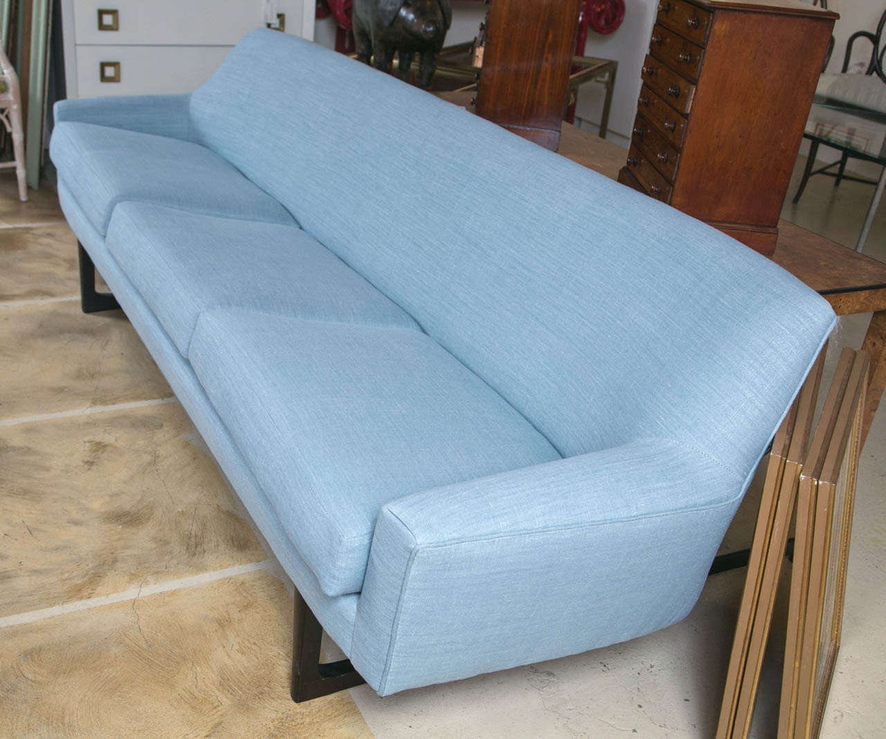 Wood Mid-century Danish Modern Sofa For Sale