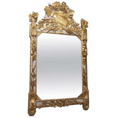 Stunning French Provincial Giltwood Mirror 2