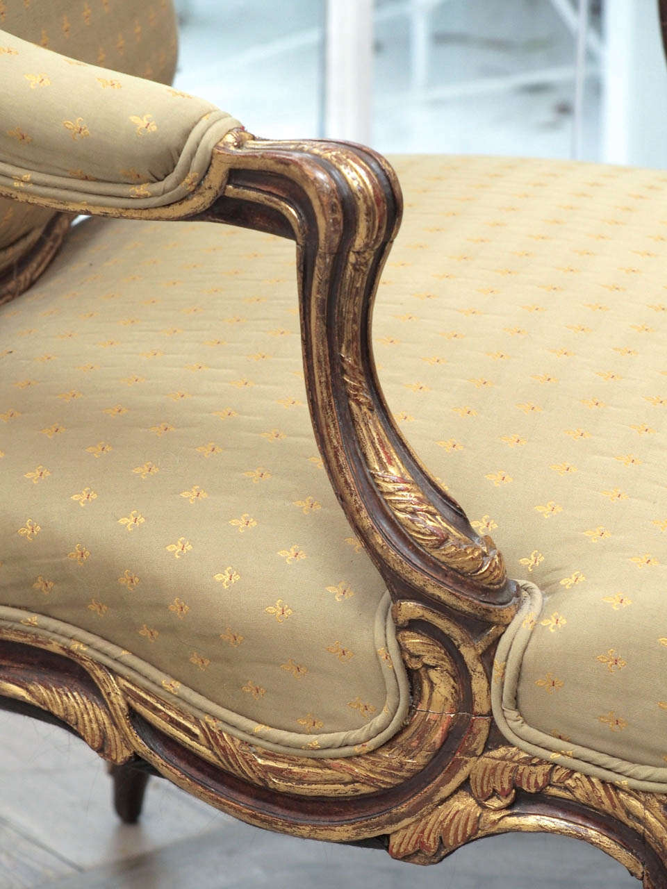 Wood Pair of Giltwood French Fauteuils