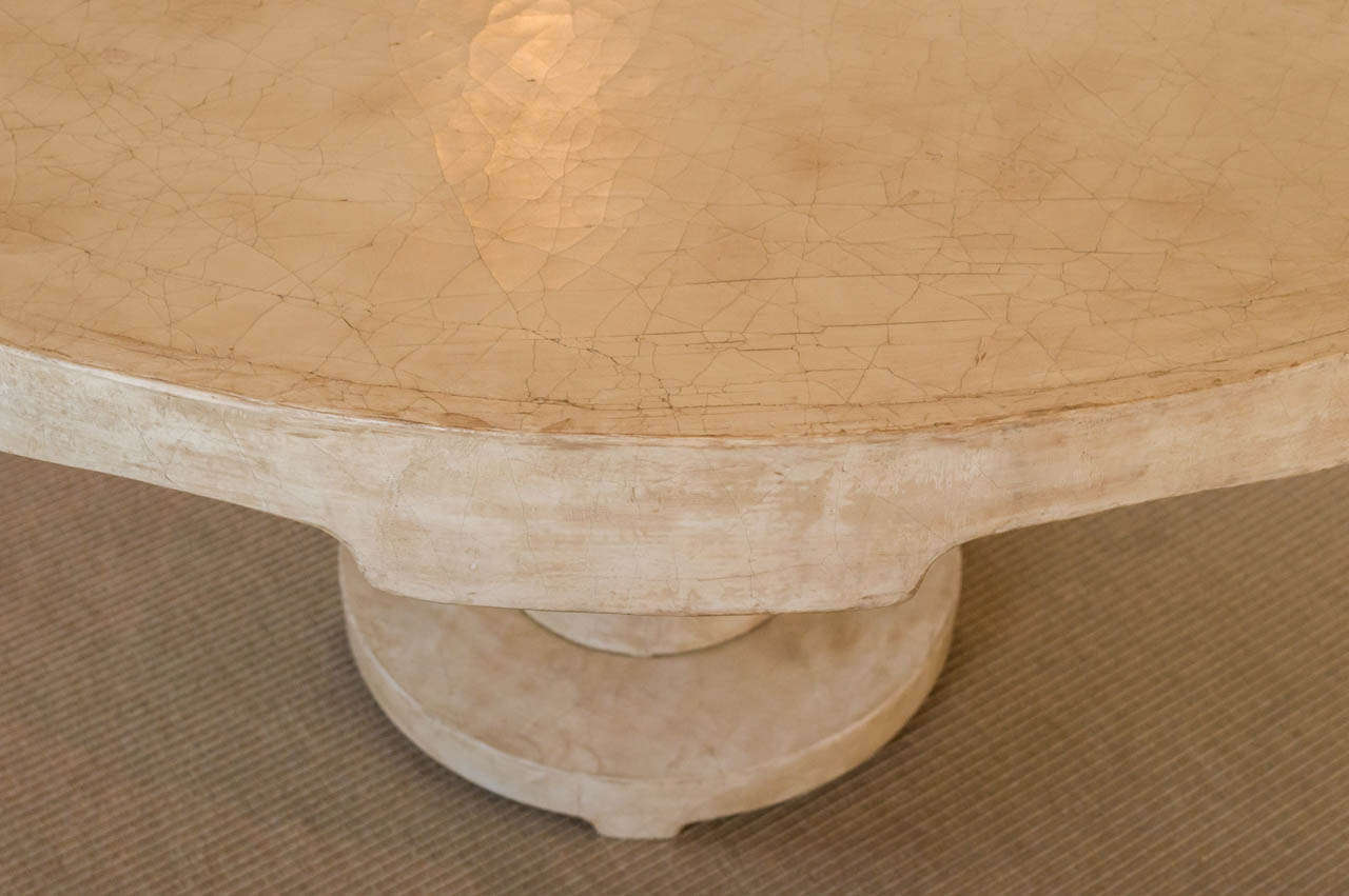 Glazed Beautiful Candace Barnes Moroccan Inspired Round Center Table