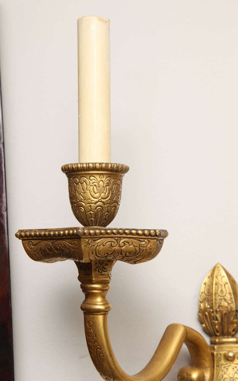 Pair of Caldwell Two Light Baroque Style Sconces 2