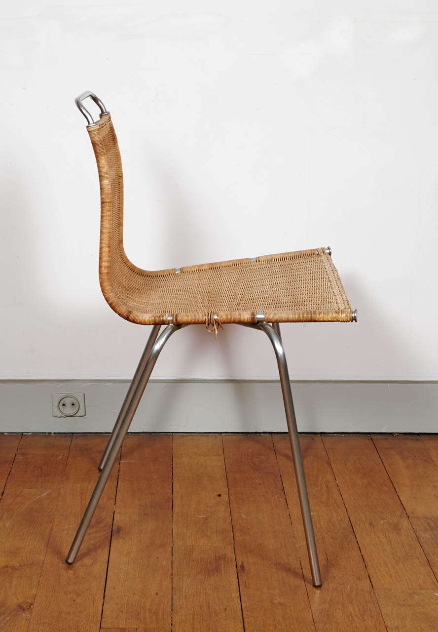 Set of four PK1 Chairs by Poul Kjaerlhom for Kold Christensen 2