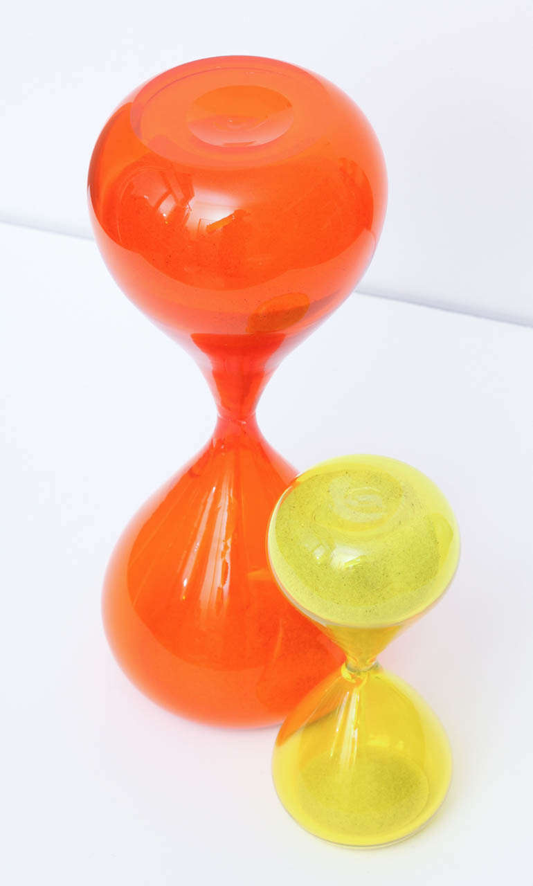 Pair of Venini Incalmo Clessidre Hourglasses 4