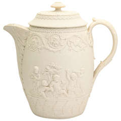 A Fine Signed Turner Stoneware Covered Pitcher