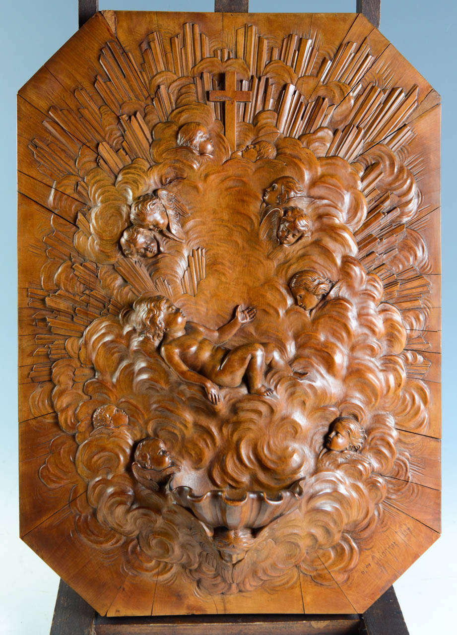 19th Century French Holy Water Stoup