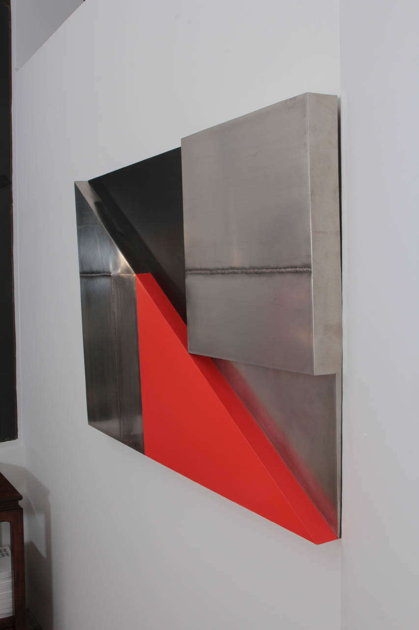 Contemporary 2009 Stainless Steel Orthogonal Construction by Arthur Carter For Sale